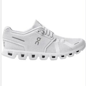 On cloud shoes! Will send actual picture of shoes if you message me!!!